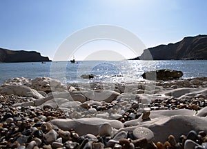 Lulworth Cove, Dorset, England.