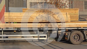 Lumber Flatbed Truck