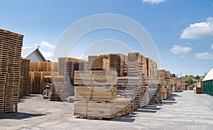 Lumber Yard and Pallets