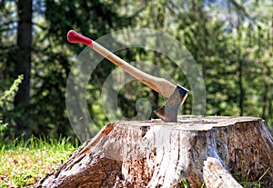 Lumberjack axe