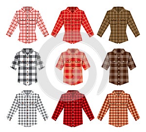 Lumberjack check shirt lumberjack old fashion photo