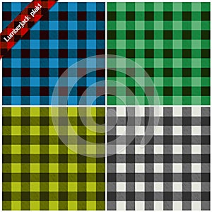 Lumberjack plaid pattern