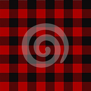 Lumberjack plaid pattern. Seamless vector background.