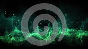 Luminescent Verdancy: Random Green Pointcloud Euphoria