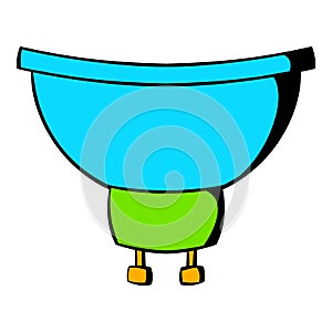 Luminodiode icon cartoon