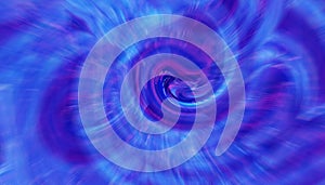 Luminous background twirl effect and blue blend