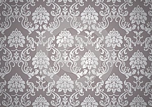 Luminous baroque wallpaper