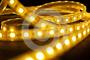 Luminous diode strips.LED decorative lighting for home, offices