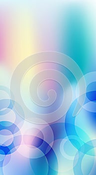 Luminous Orbs, Transparent Circle Design Background