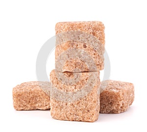 Lump brown cane sugar cubes