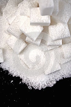 Lump sugar - studio shot