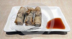 Lumpia is a type of traditional Chinese snack.