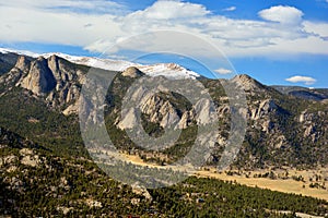 Lumpy Ridge Mountains with Giant Rock Outcroppings