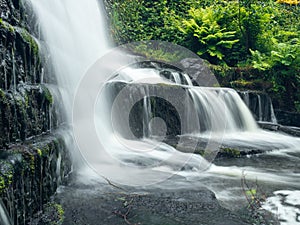 Lumsdale Falls are set along the Lumsdale Valley