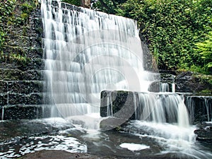 Lumsdale Falls are set along the Lumsdale Valley