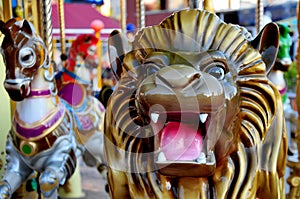 Lunapark Horses and Lion photo
