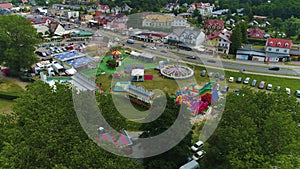 Lunapark Mirolandia Dabki Wesole Miasteczko Aerial View Poland