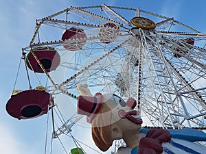 Lunapark in preveza city greece summer season