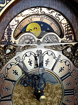 Lunar Calendar of mantel clock photo