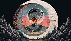 Lunar Eclipse Collage