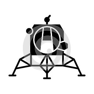 Lunar   Glyph Style vector icon which can easily modify or edit
