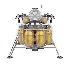Lunar Lander Spacecraft Isolated