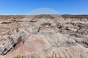 Lunar landscape in the Ischigualasto National Park, Argentina