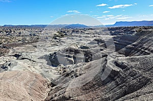 Lunar landscape in the Ischigualasto National Park, Argentina