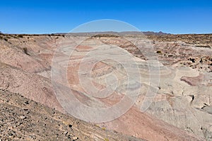 Lunar landscape in the Ischigualasto National Park, Argentina