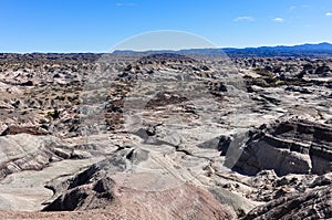 Lunar landscape in the Ischigualasto National Park, Argentina