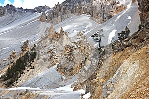 La Casse dÃÂ©serte, part of Queyras Natural Park in France photo