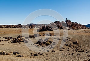 Lunar landscape of Teide National Park