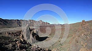 Lunar landscape in Teide National Park, Tenerife, Canary Islands