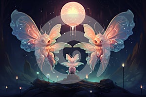 Lunar Moth Guardians - Generative AI