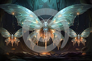 Lunar Moth Guardians - Generative AI