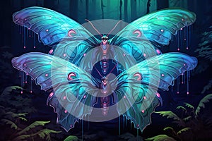 Lunar Moth Guardians - Generative AI