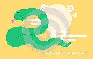 Lunar new year 2025 funny greetings card