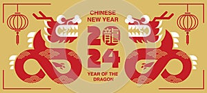 Lunar new year, Chinese New Year 2024 , Year of the Dragon , zodiac