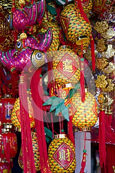 Lunar New Year Red Ornaments