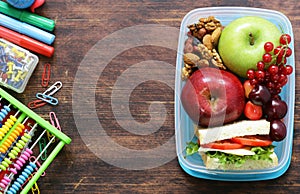 Lunch box for healthy eating
