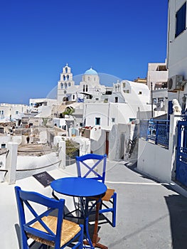 Lunch in front of the church
