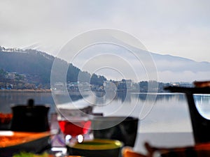 Lunch with Lake and Mountain View