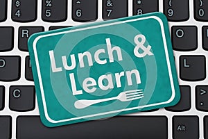 Lunch and Learn Sign