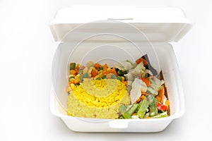 Lunch styrofoam box