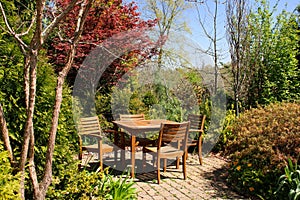 Lunch table on the park