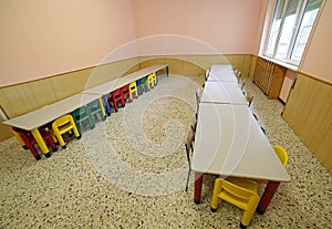 LUNCHROOM nursery with tables photo