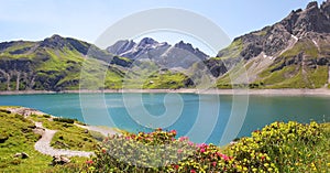 Luner see and glacier, austria