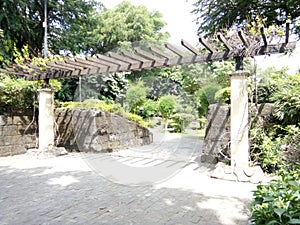 Japanese Garden Entrance Arch photo