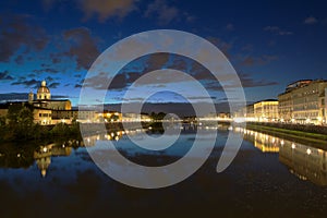 Lungarno Firenze evening