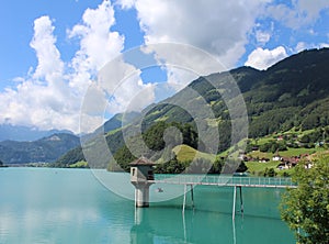 Beautiful Blue, Lungern Lake, Obwalden, Switzerland